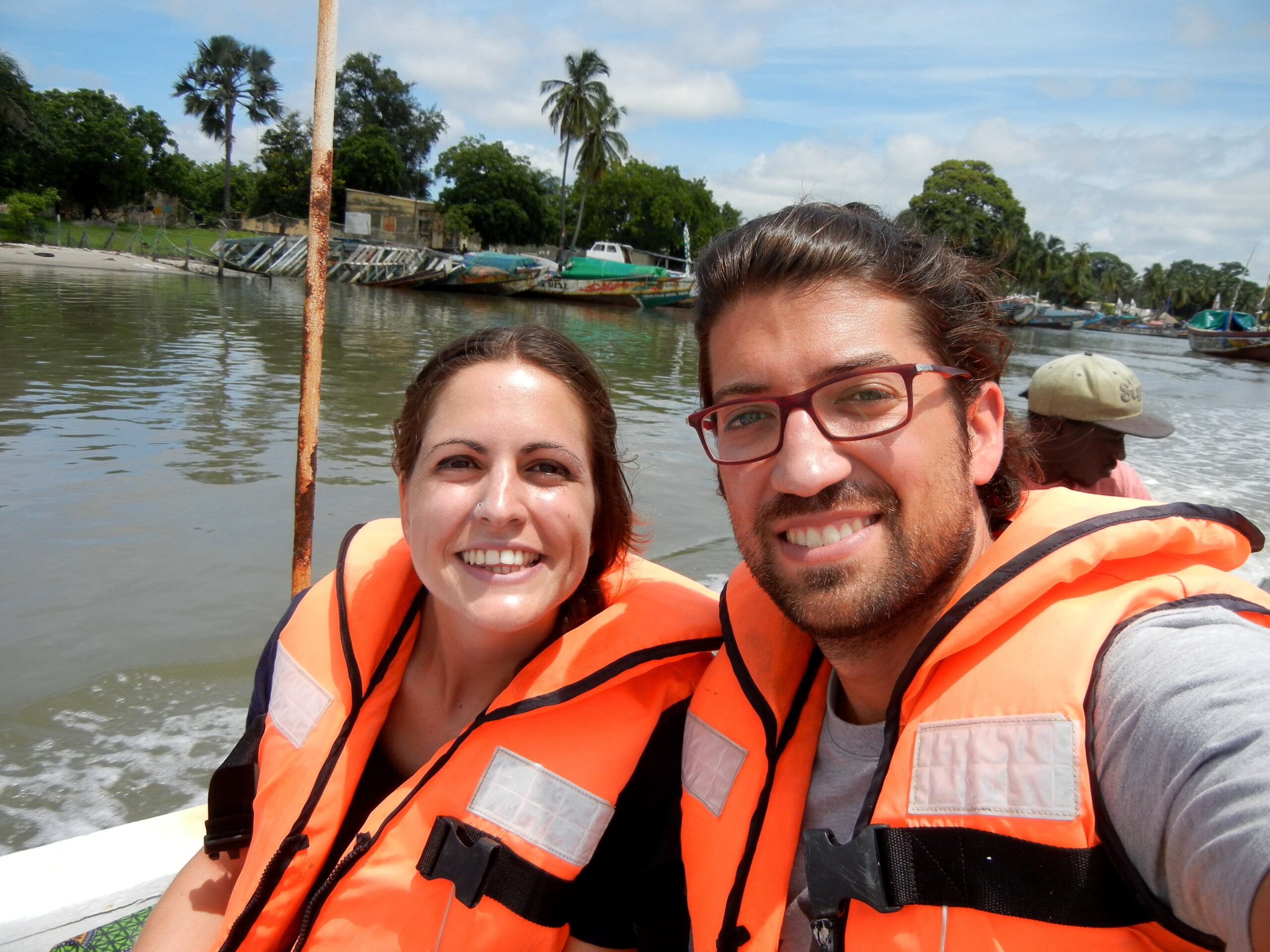 En barco hasta la isla de Carabane