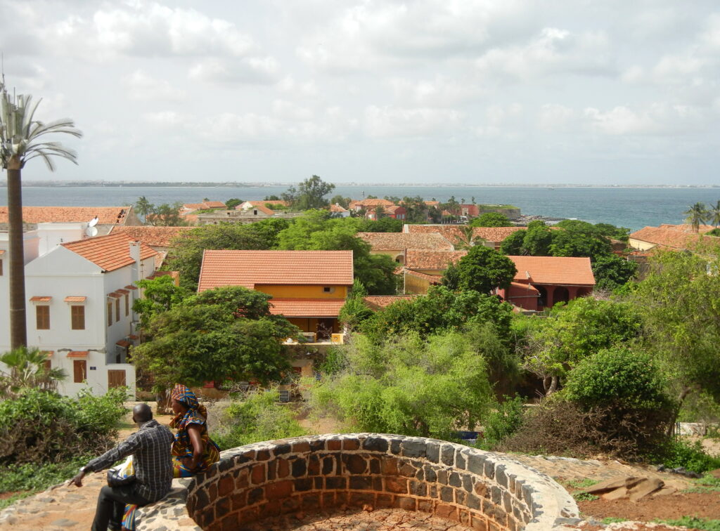 La isla de Gorée desde lo alto