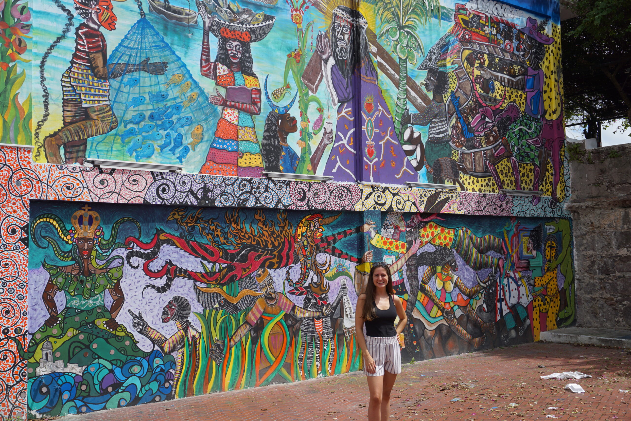 Grafitis en el casco antiguo de Panamá