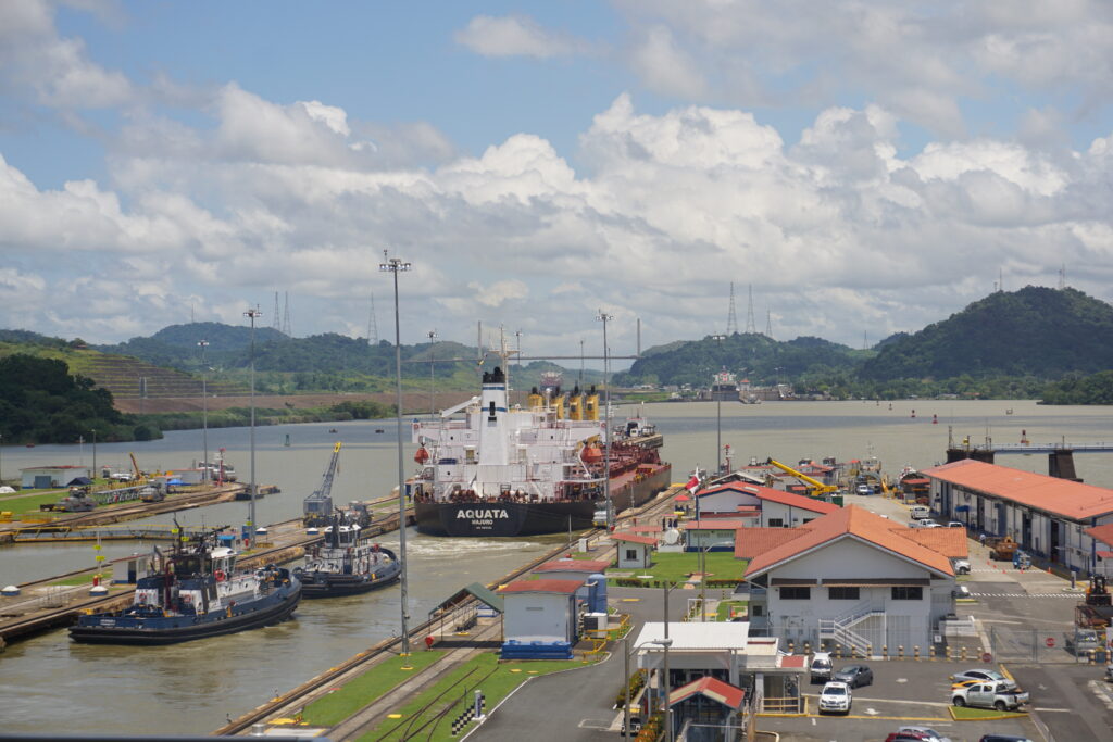 Las esclusas de Miraflores del Canal de Panamá